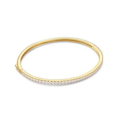 Yellow Pavé Tennis Bangle