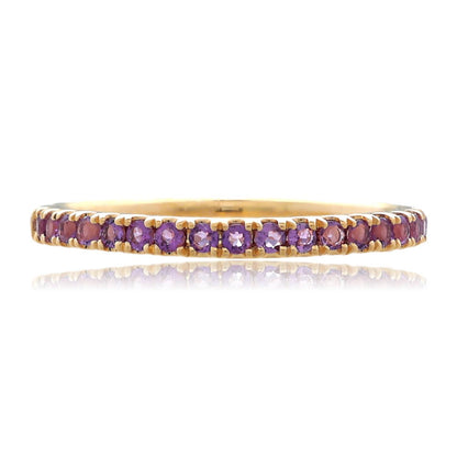 Prism Row Gemstone Ring