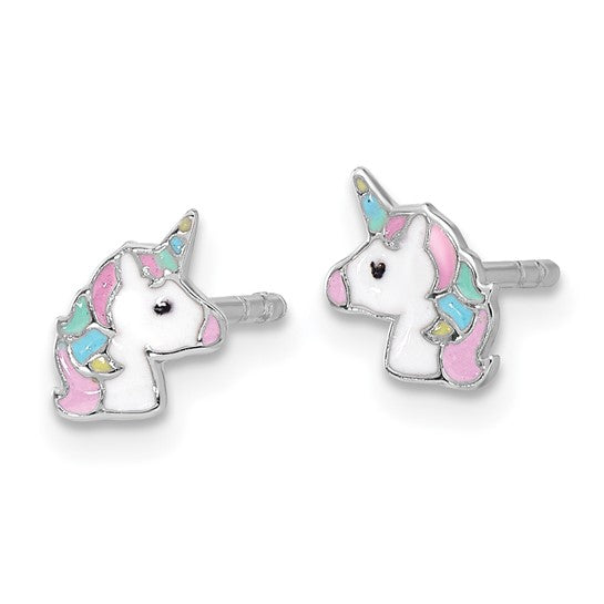 Dreamcore Unicorn Sterling Silver Stud Earrings