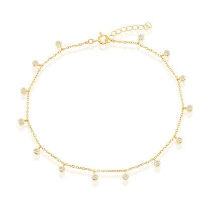 Little Yellow Twinkles Ankle Bracelet