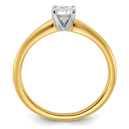 Brilliant Above Earth Lab Diamond Solitaire 1/2ct Yellow Gold