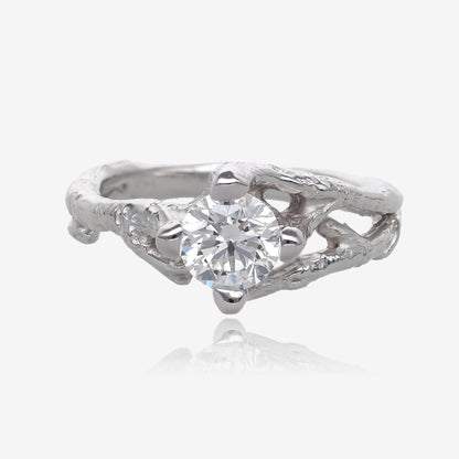 Birch Branch Diamond Gold Wedding Set