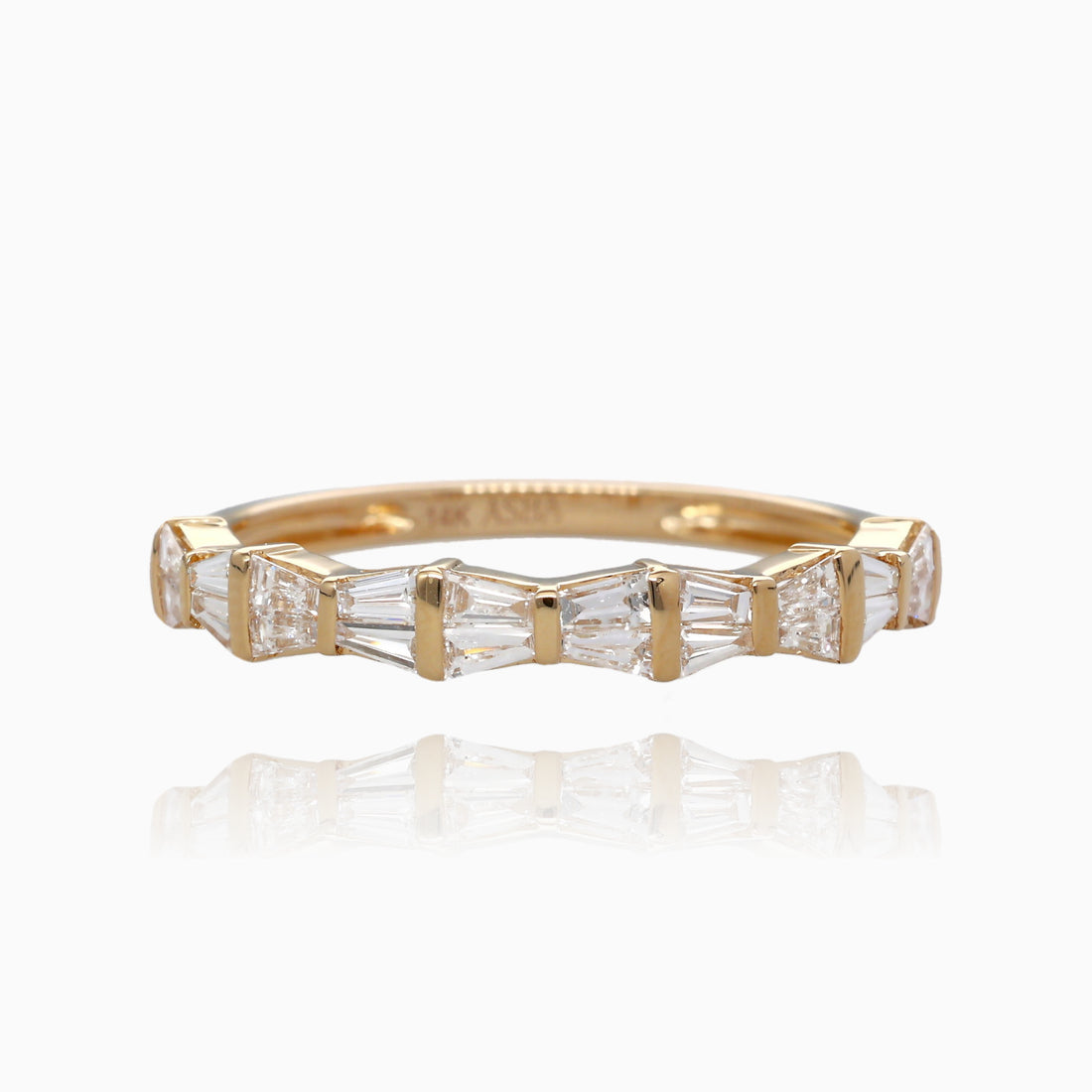 Diamond Crossweave Baguette Diamond Band
