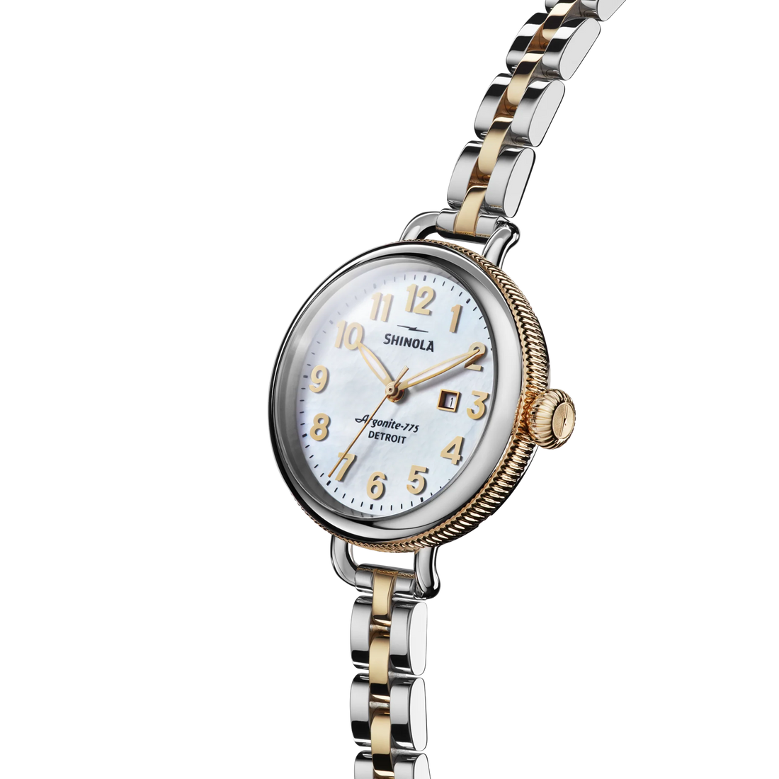 SHINOLA Ladies Birdy Two Tone Watch