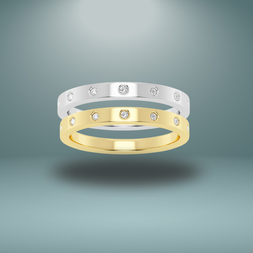 Soft Glow Diamond Band