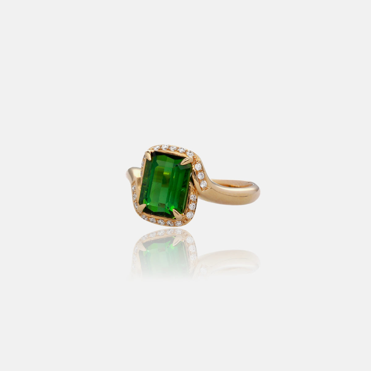 Enchanted Grove Green Tourmaline Ring