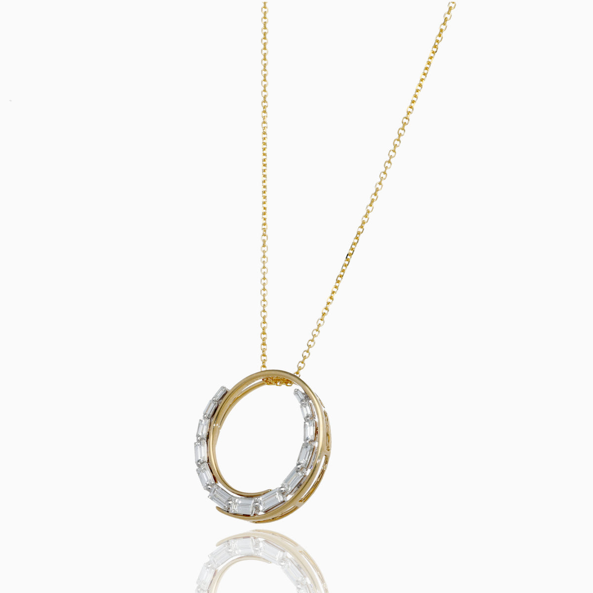 Wave of Light Diamond Necklace