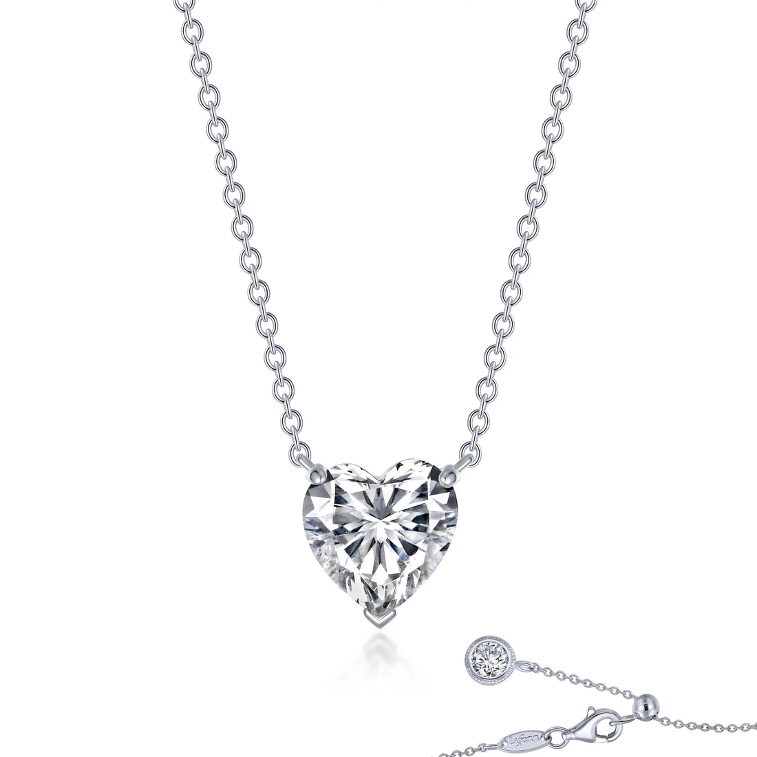 Sparkling Love Solitaire Necklace