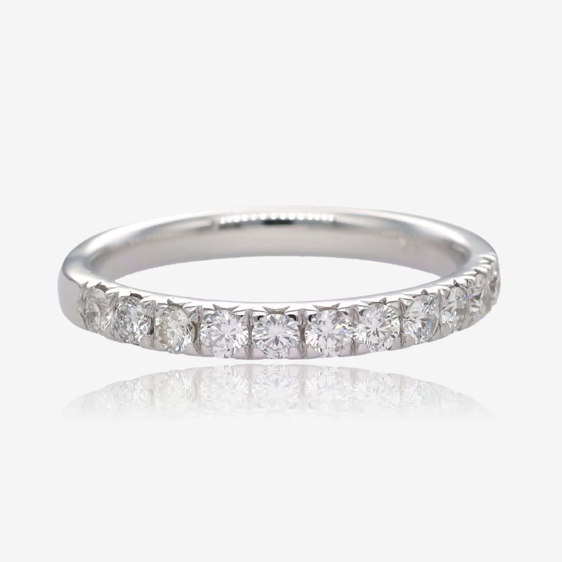 .66ctw Eleven Stone Lab Diamond Band in 14k White Gold