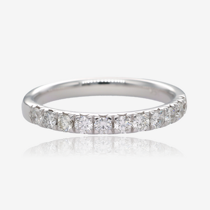 .66ctw Eleven Stone Lab Diamond Band in 14k White Gold