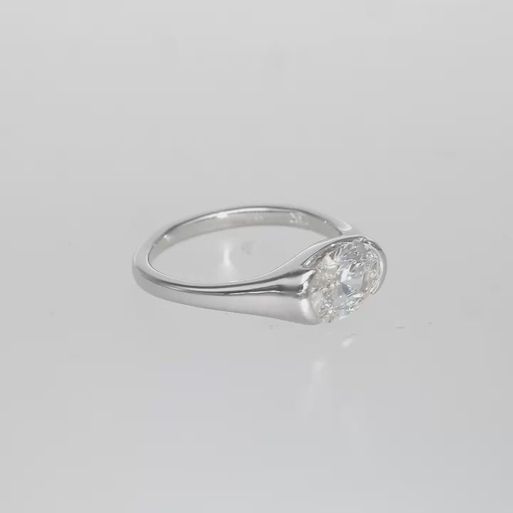 Just for Me Oval Diamond Ring