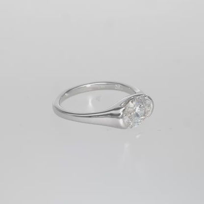 Just for Me Oval Diamond Ring