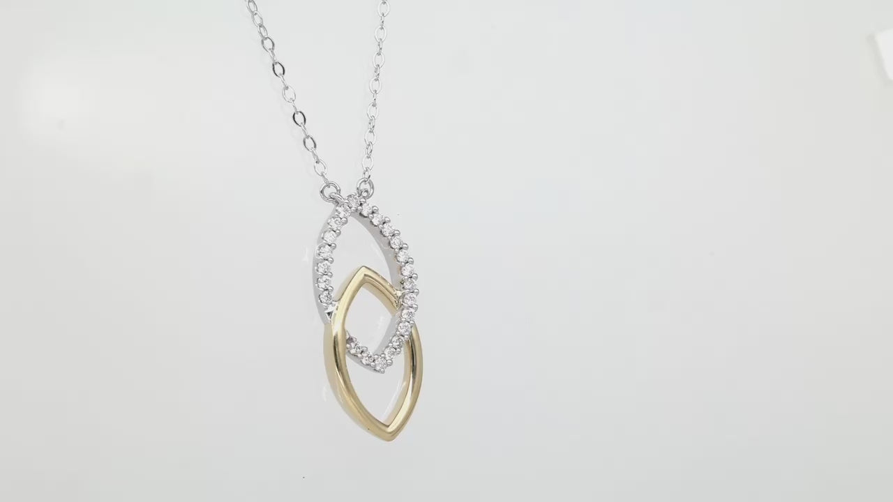 Links of Love Gold and Diamonds Necklace