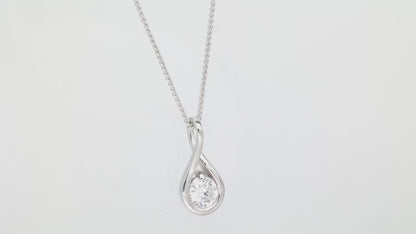 Infinite Shine Sustainable Diamond and Gold Pendant