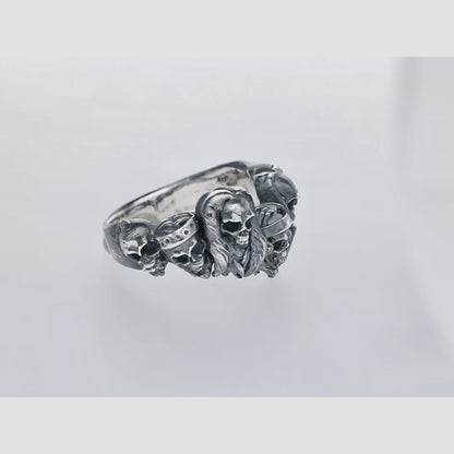 Metal Never Dies | Silver Skull Ring