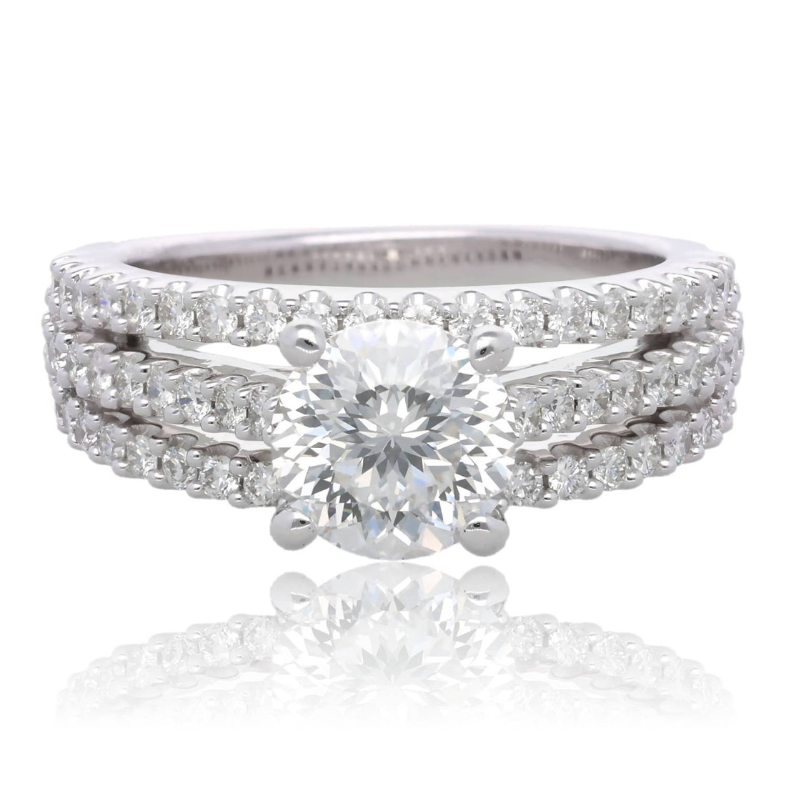 Triple Row Wedding Set