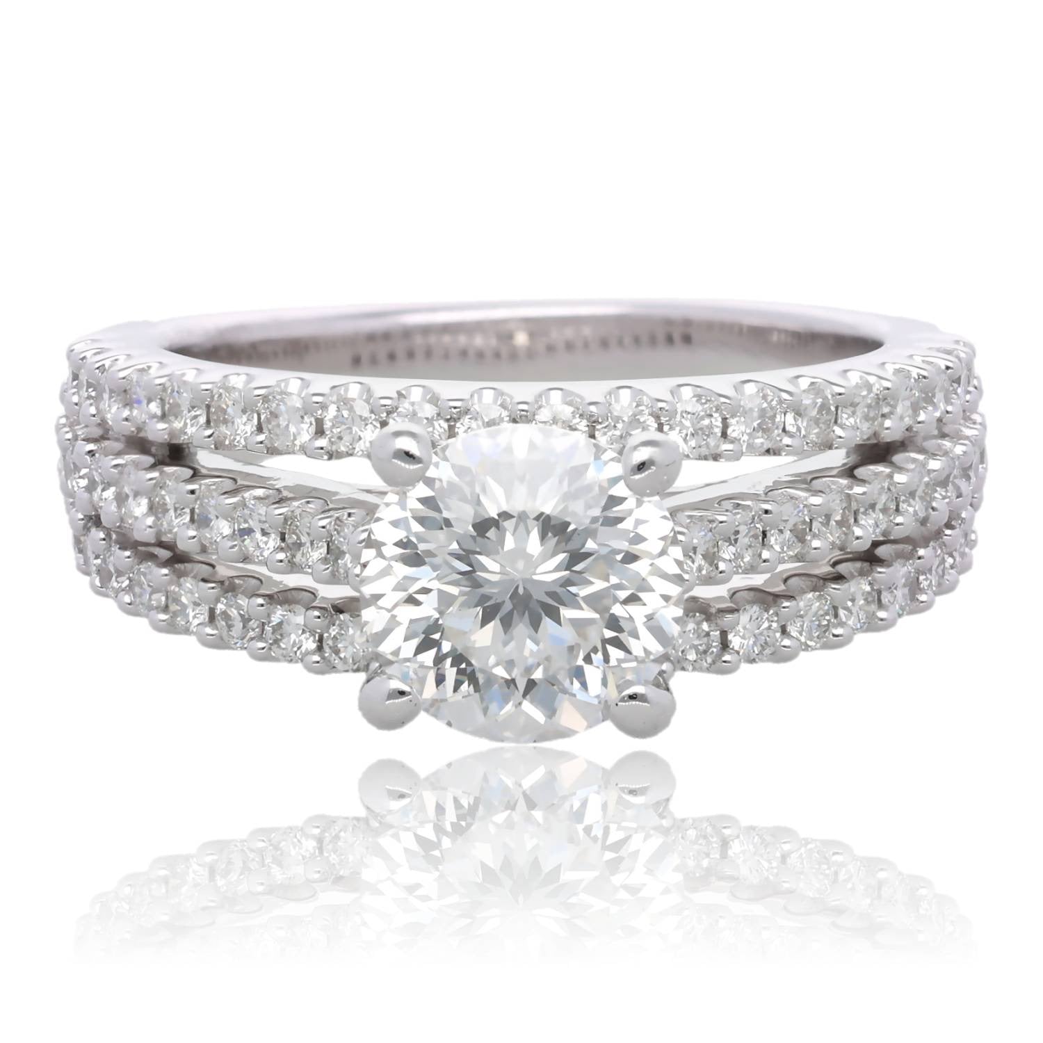 Triple Row Wedding Set