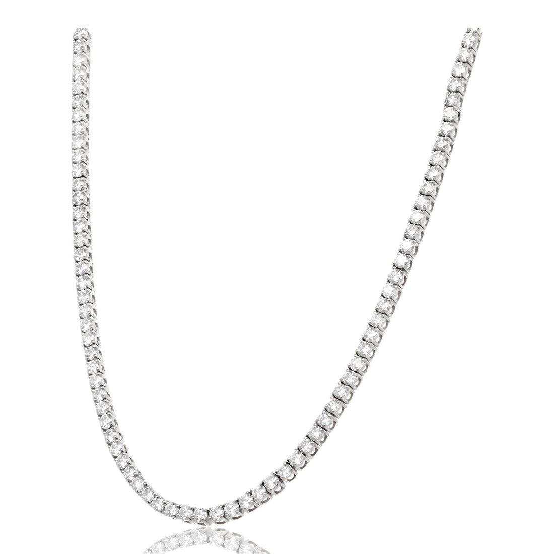 Glow Getter Diamond Line Tennis Necklace