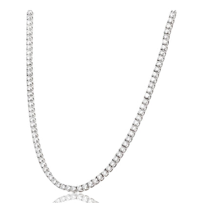 Glow Getter Diamond Line Tennis Necklace