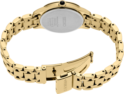 Ladies SEIKO Diamond GP Stainless Steel Champagne Watch SRZ552