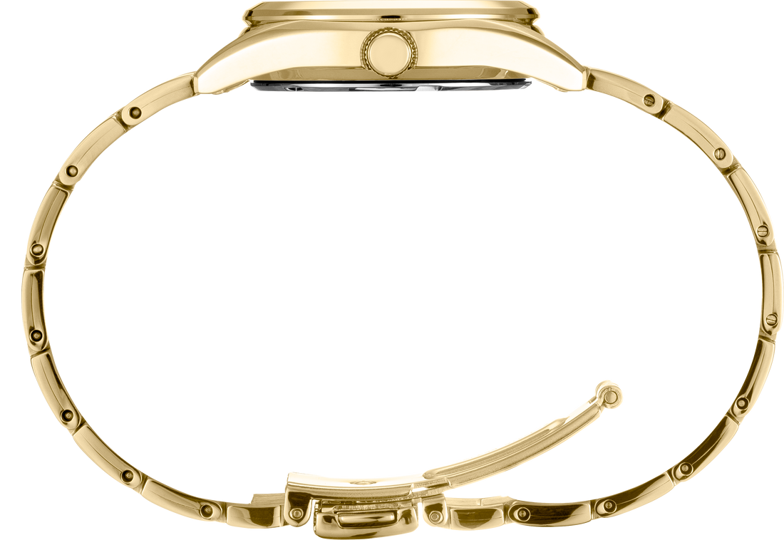 Ladies SEIKO Essentials Gold Plated Quartz Link Watch SUR632