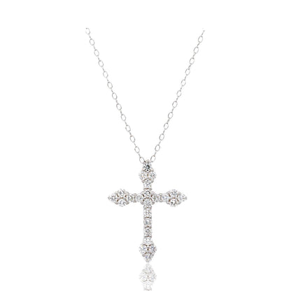 Diamond Dusk Cross Necklace