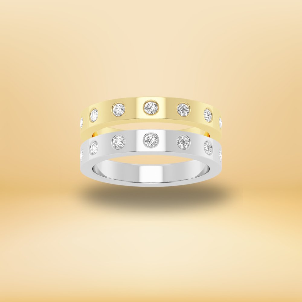 Flushed With Love Diamond Band