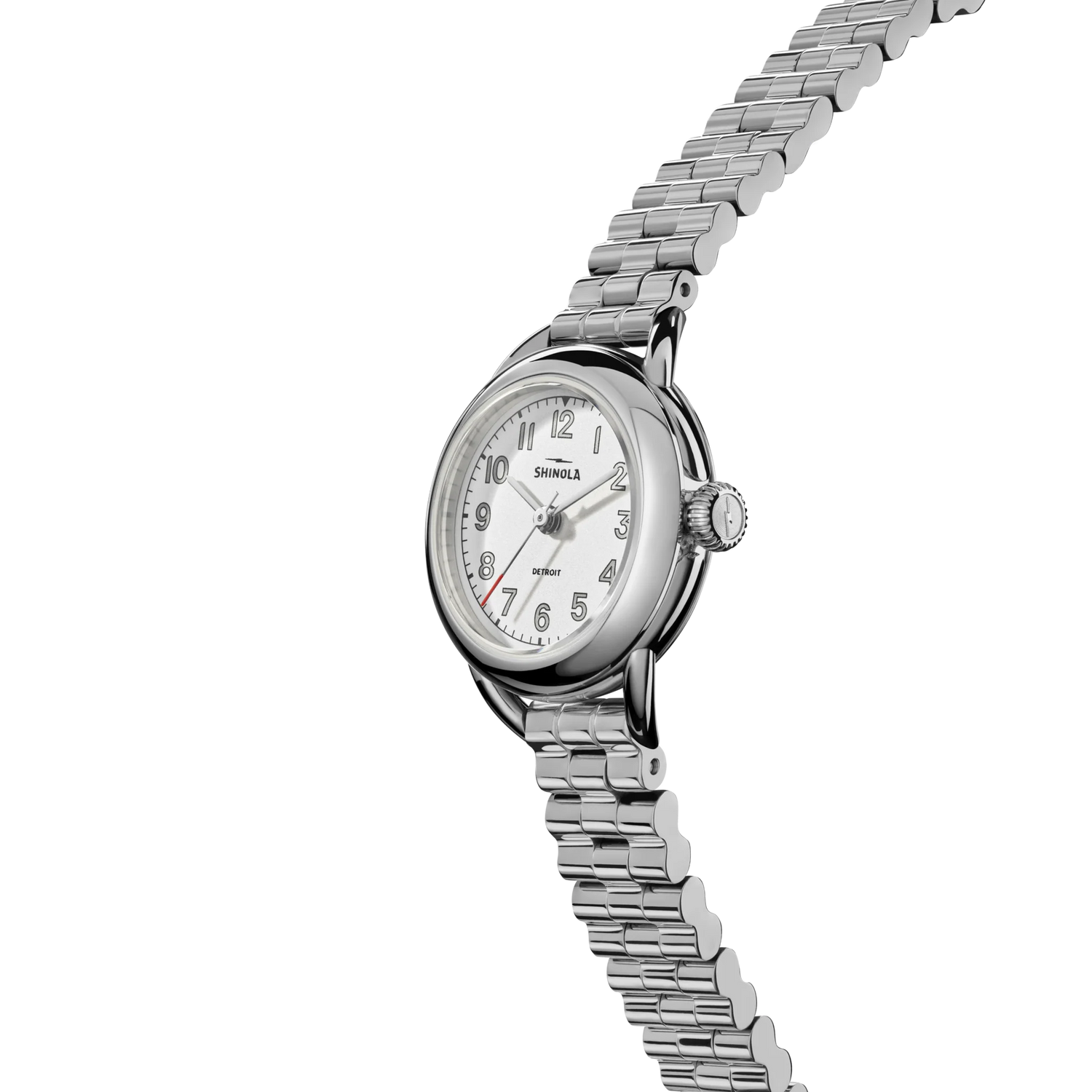 SHINOLA Ladies Runabout Silver Tone Watch