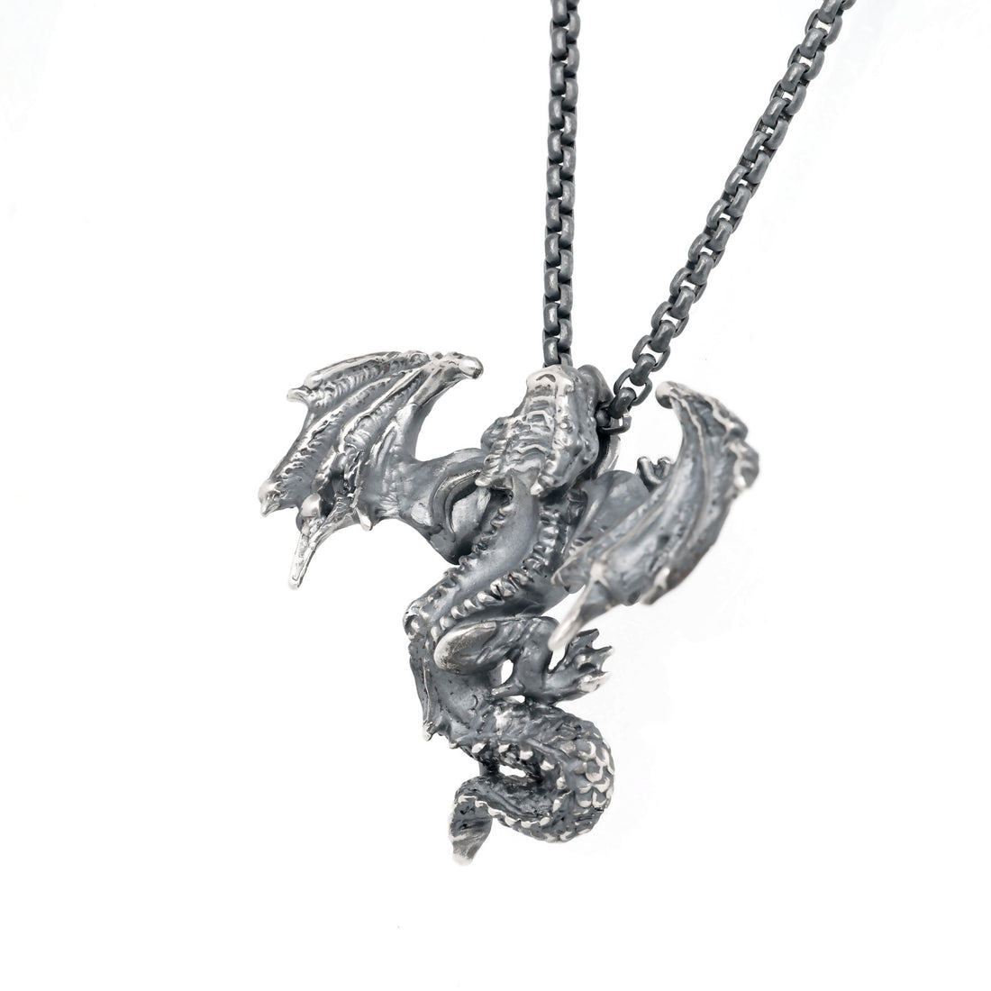 Georgie the Dragon Winged Flight Necklace
