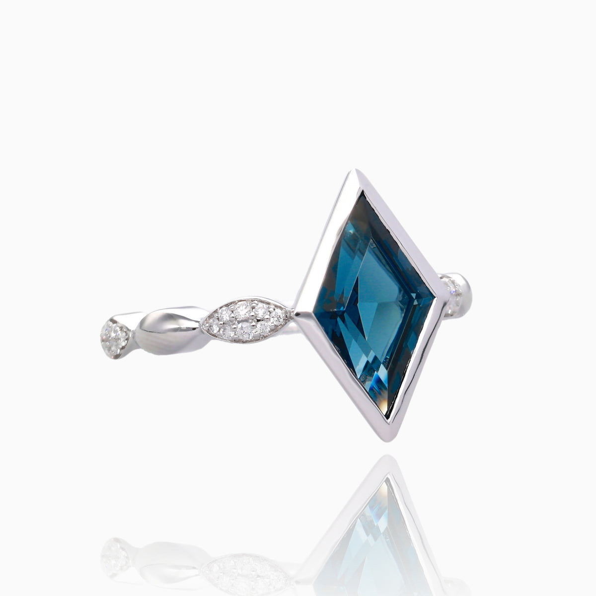 The North Star Blue Topaz Ring