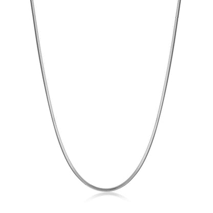 Silver Snake Chain Necklace