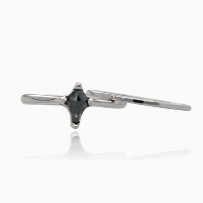 .41ct Enchantment Kite Shape Ring Set