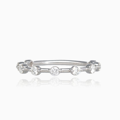 .50ct Floating Diamond Bridal Band