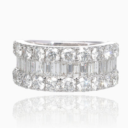 3.12ct 18K WG Luxe Diamond Band OOAK