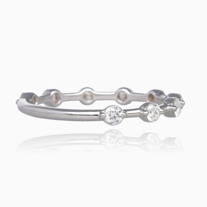 .50ct Floating Diamond Bridal Band