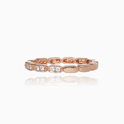 .17ct 14k RG Diamond Stacking Ring, Gondola