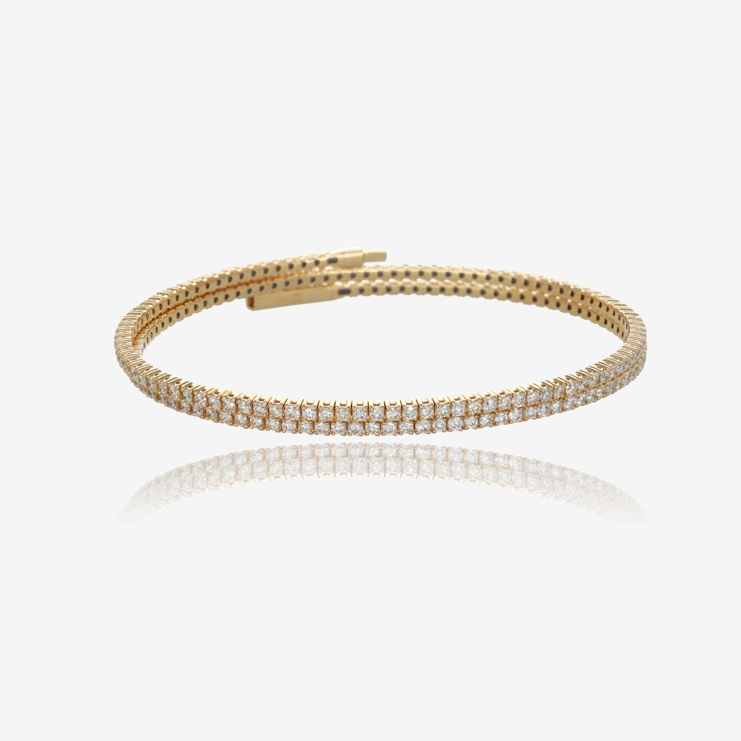 Double The Love Double Wrap Diamond Bracelet