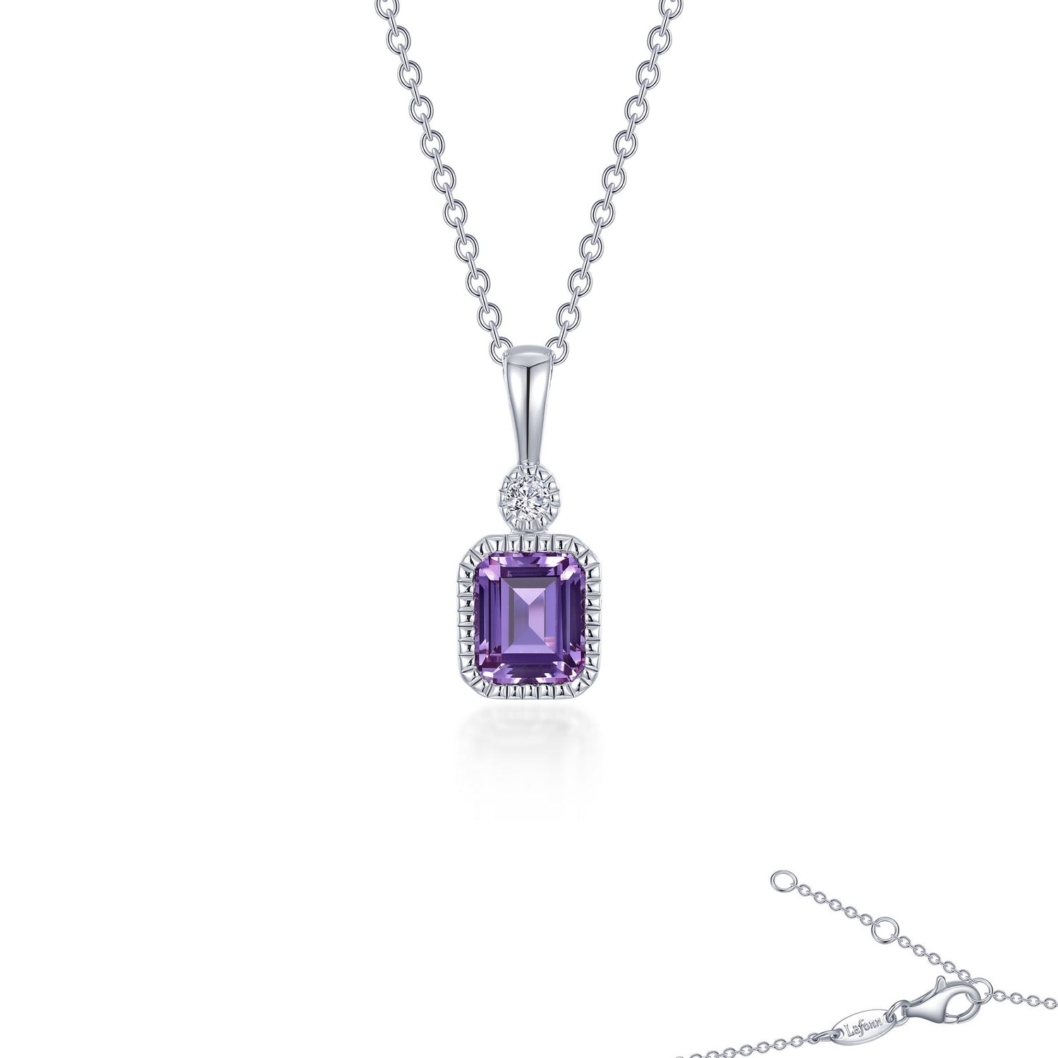 February Birthstone Necklace