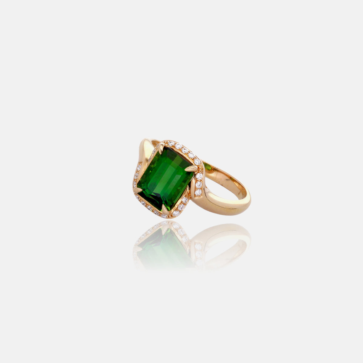 Enchanted Grove Green Tourmaline Ring