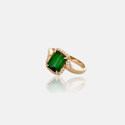 Enchanted Grove Green Tourmaline Ring