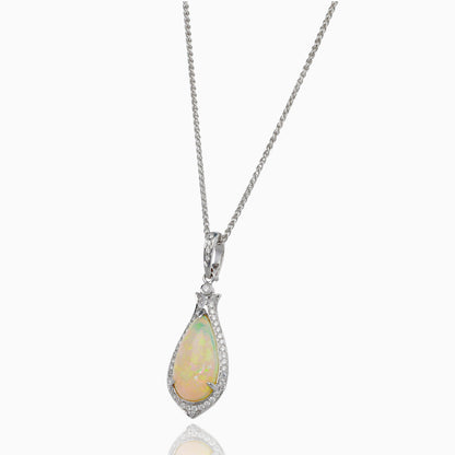 Storybook Opal Diamond Necklace