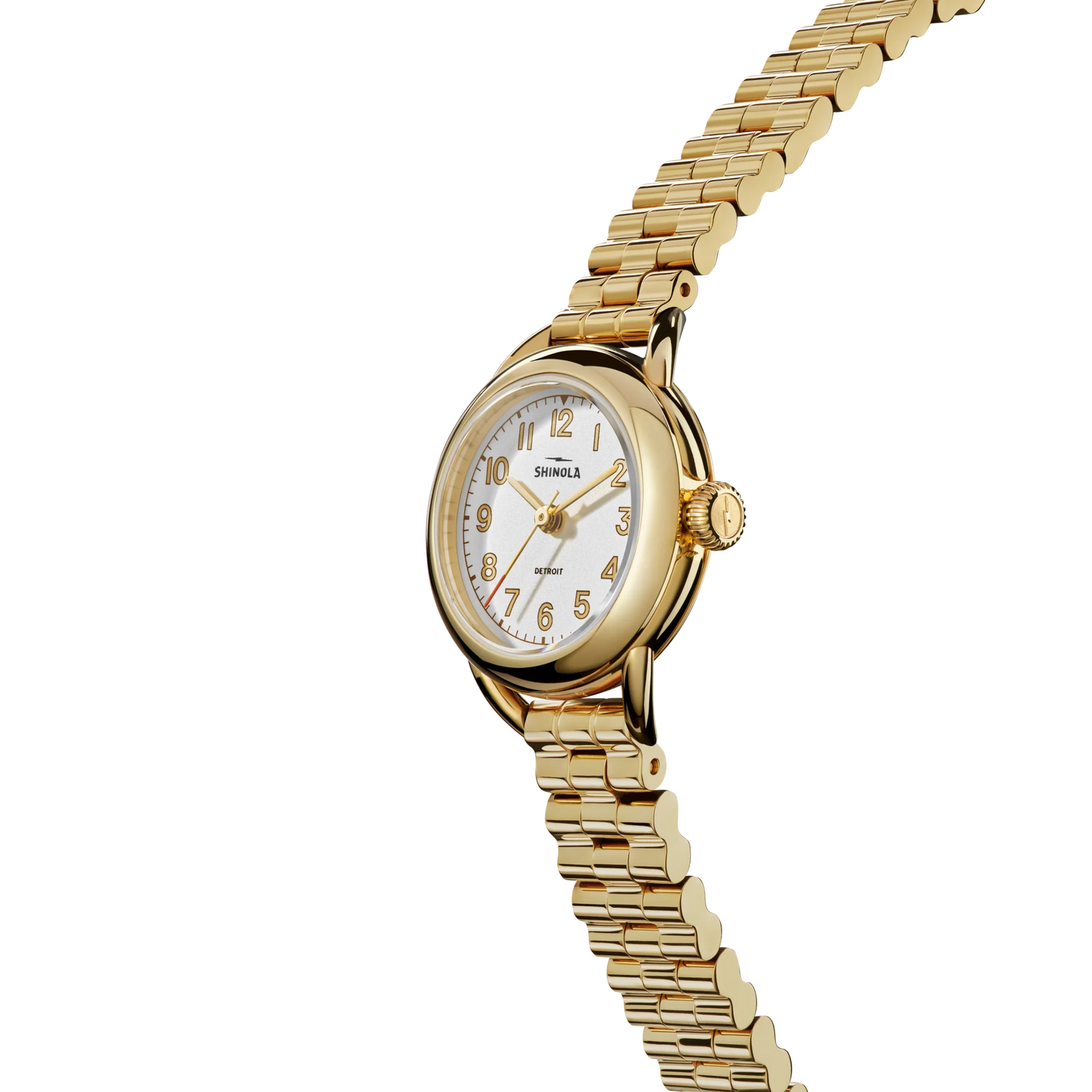 SHINOLA Ladies Runabout Gold Tone Watch