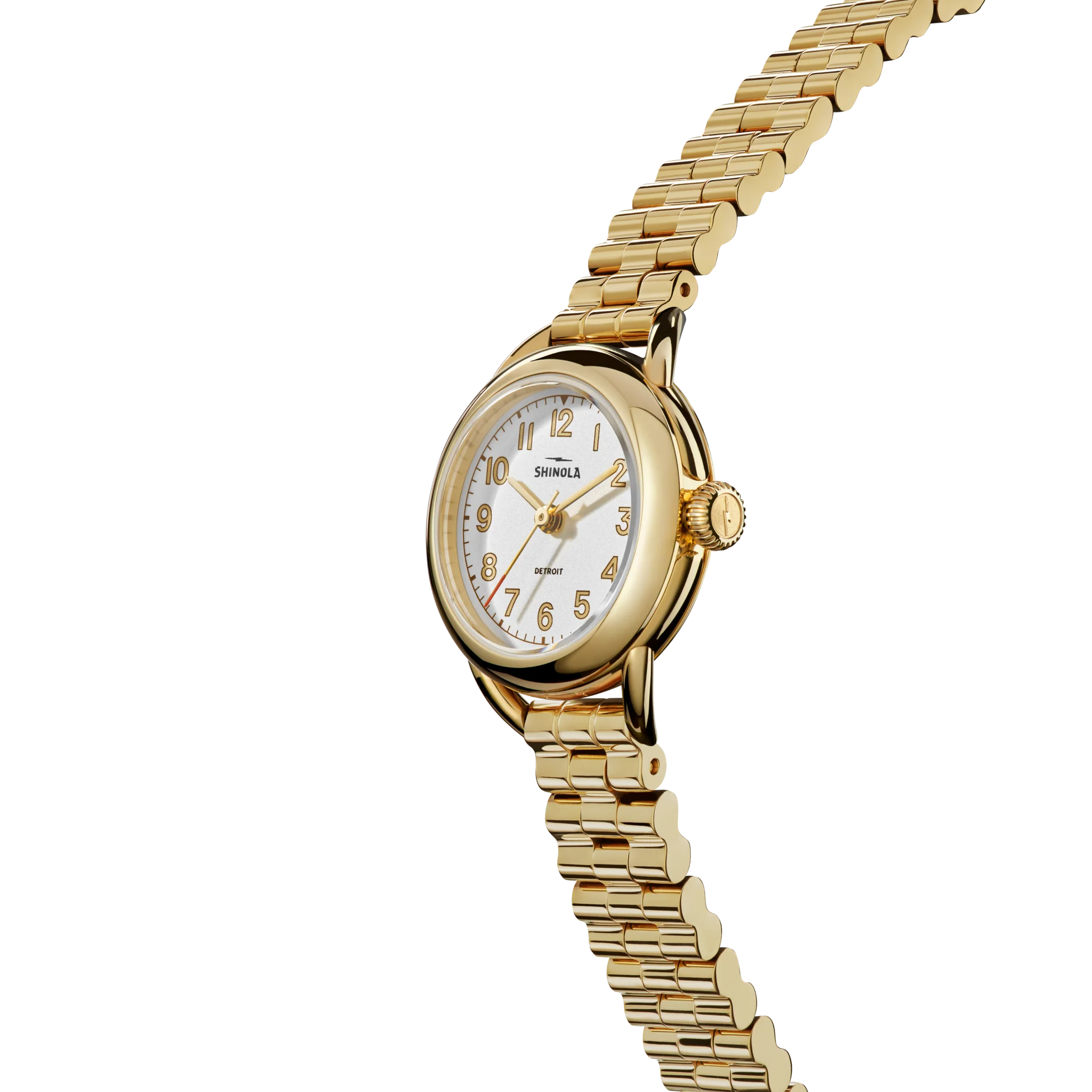 SHINOLA Ladies Runabout Gold Tone Watch