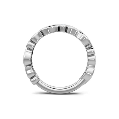 Fairy Garden Diamond White Gold Band
