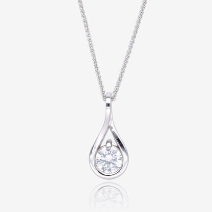 Infinite Shine Sustainable Diamond and Gold Pendant