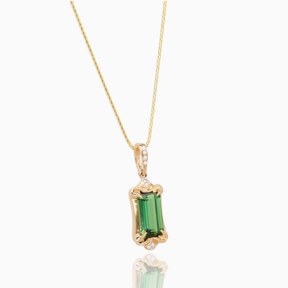 Duchess of Green, Tourmaline Necklace