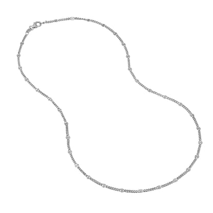 18" SS Radiant Disc Stations on Curb Chain