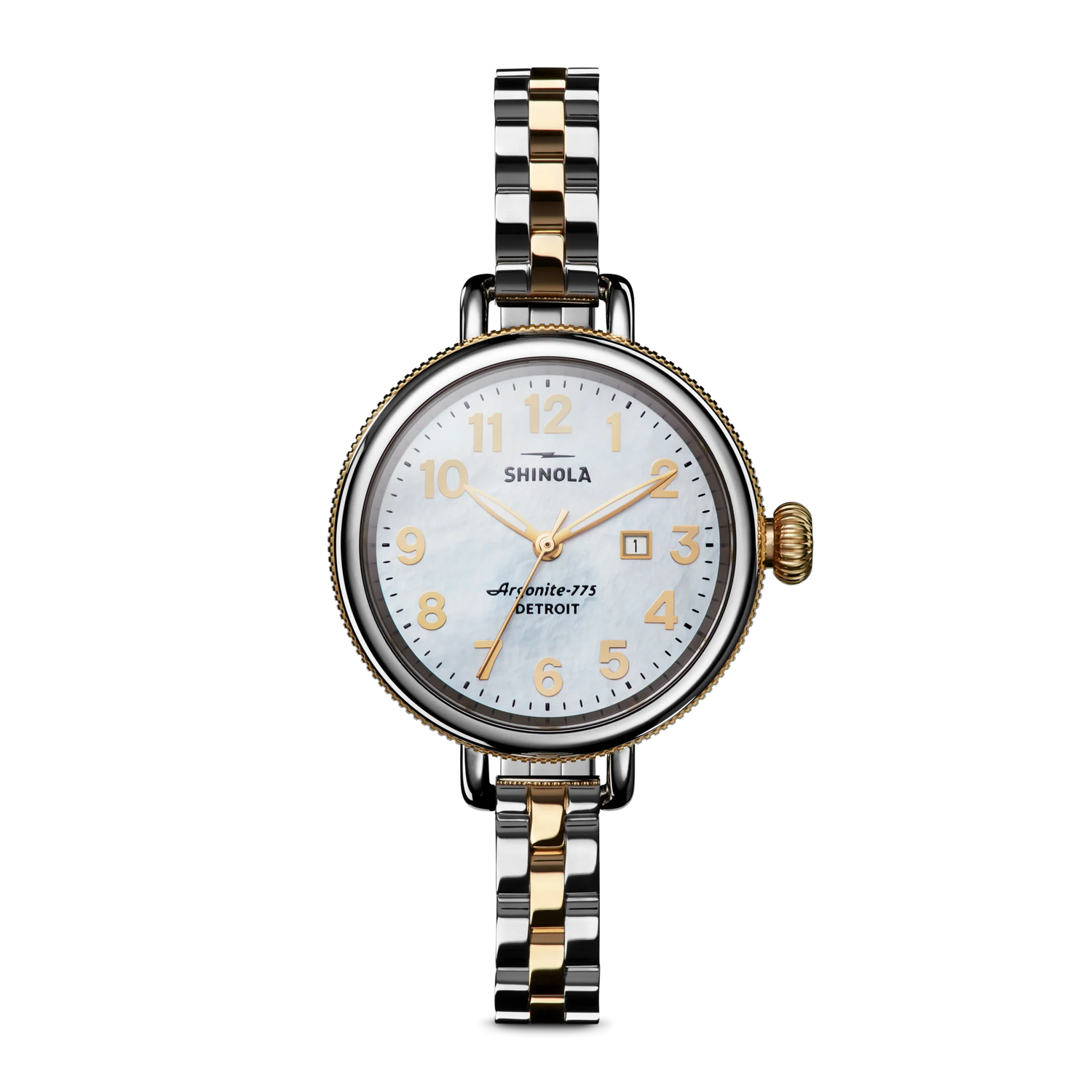 SHINOLA Ladies Birdy Two Tone Watch