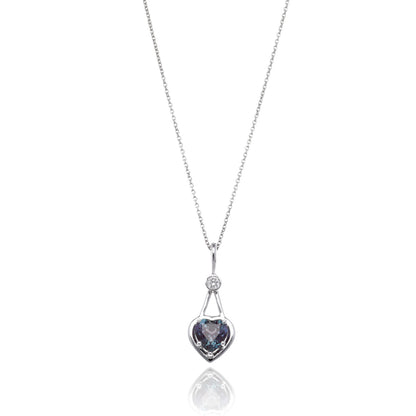 Love in June Alexandrite Pendant