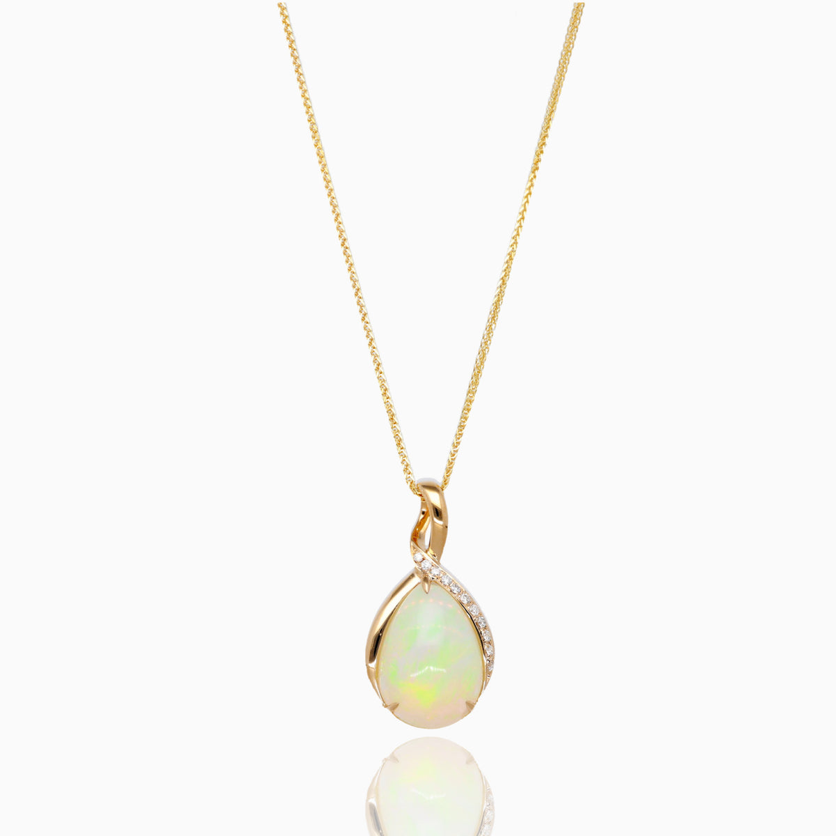 Ethereal Light Opal Necklace